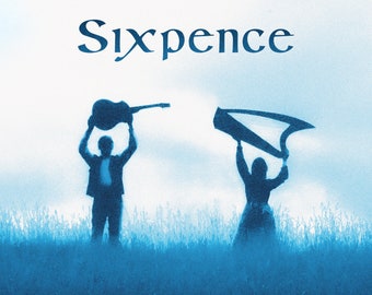 SIXPENCE audio CD album Celtic harp guitar vocals folk music psychedelic folk rock singer/songwriter