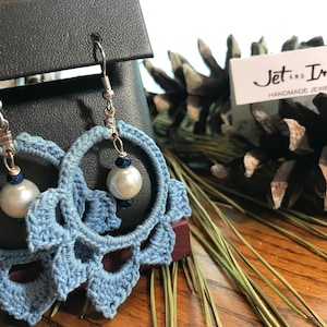 Crocheted Earring Handmade