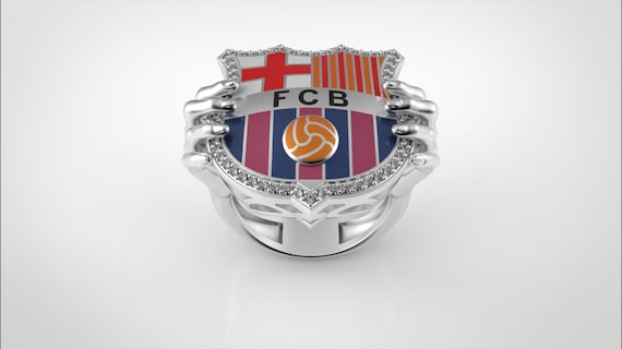 bague or fc barcelone bague or fc barcelone