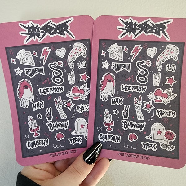 Stray Kids ROCKSTAR Deco Sticker Sheet