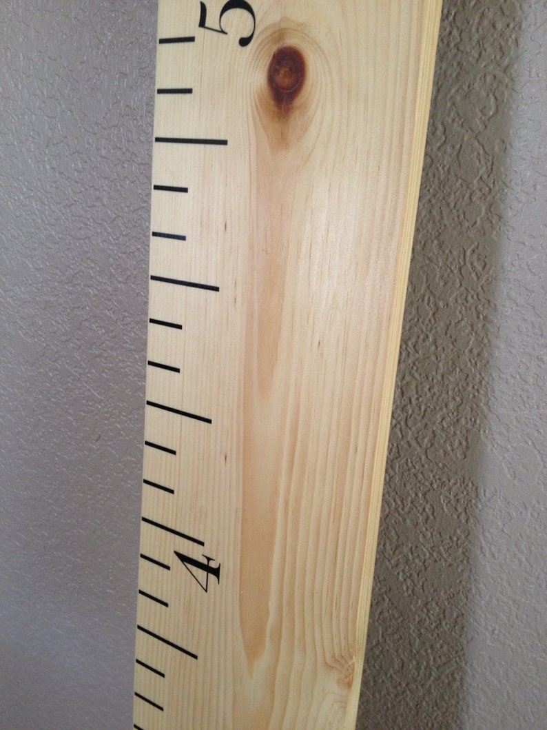 The Great Big Ruler Ruler Growth Chart Height Marker Etsy