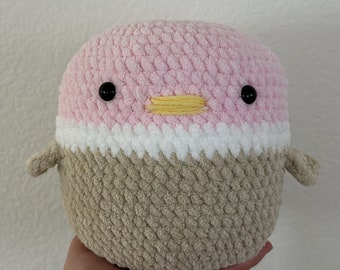 Crocheted Ice Cream Duck
