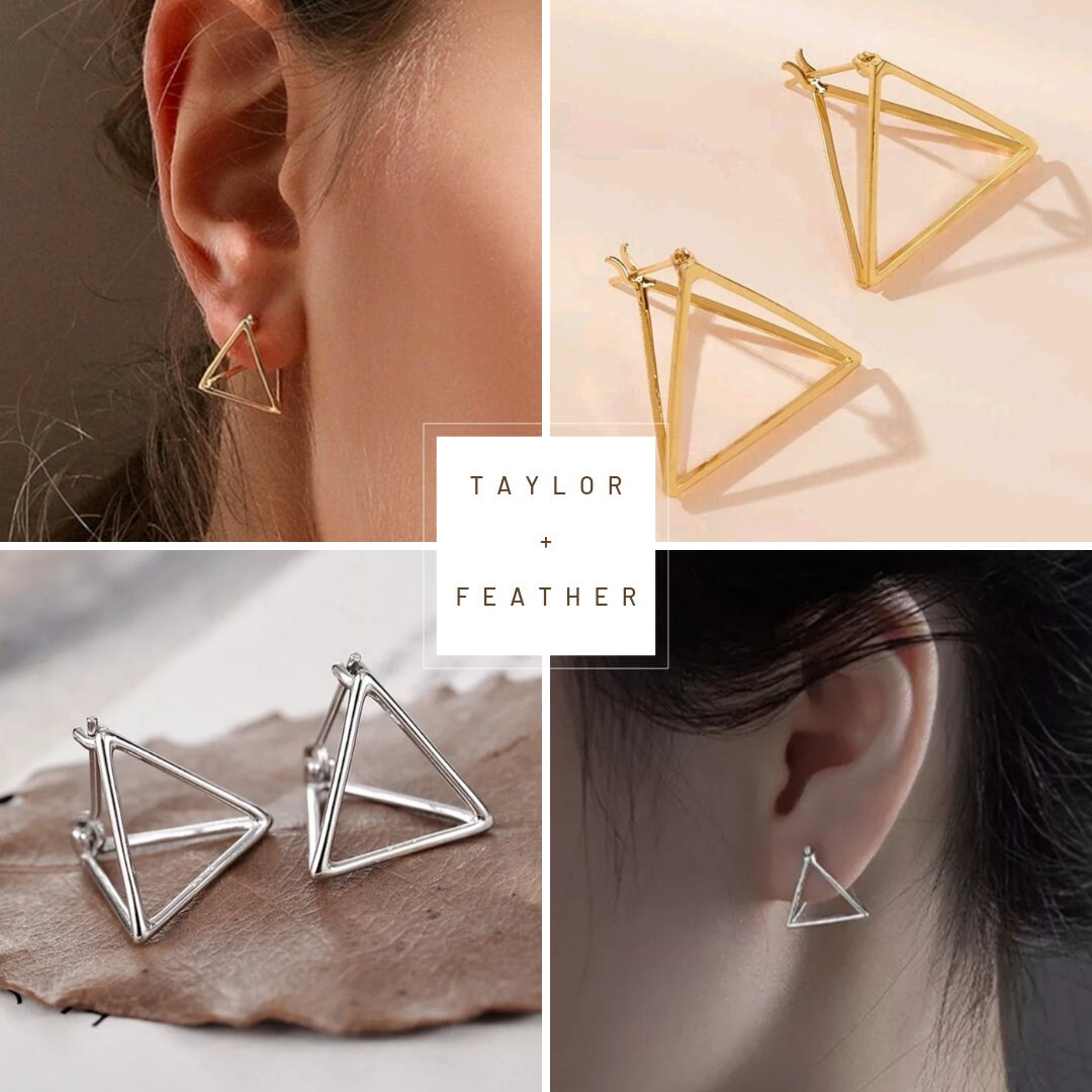 アクセサリー A&G Stud Pyramid Pierce Pyramid Stud Earrings 14K