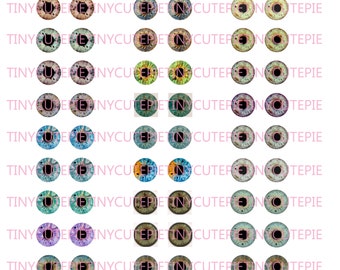 Printable eyechips for NEO BLYTHE - PDF