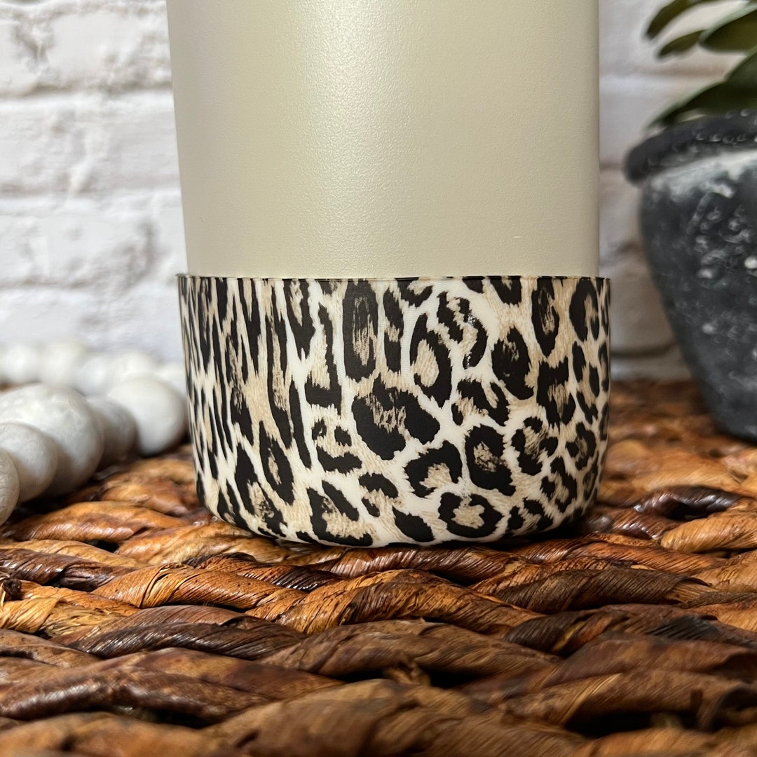 40oz Tumbler Bumper Boot, Leopard Print Silicone Bumper Boot for 40oz Tumbler Accessories