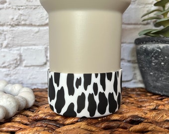 40oz Tumbler Bumper Boot, Cow Print Silicone Bumper Boot for 40oz Tumbler Accessories