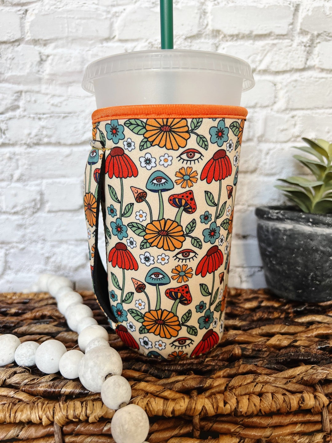 Iced Coffee Sleeve With Handle Iced Coffee Gift for Coffee Etsy