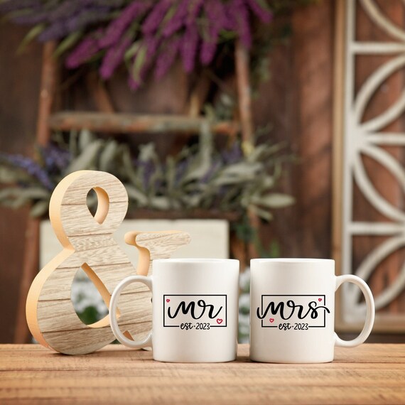 Mr and mrs coffee mugs deals