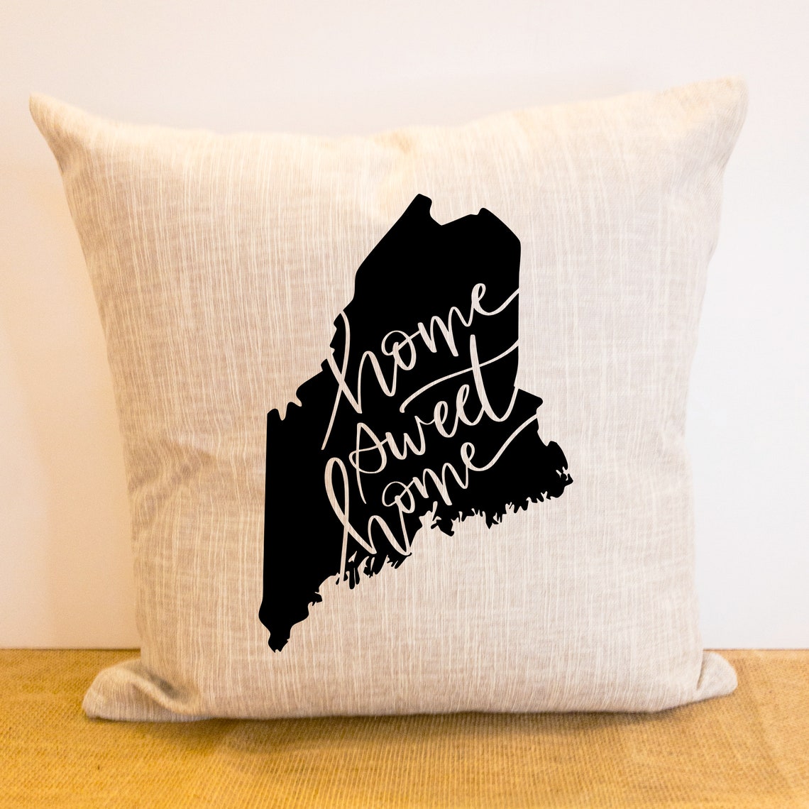 Maine Pillow Maine Gift Maine Decor Sofa Pillow Etsy