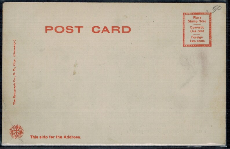 Williamsport Pennsylvania High School Antique Postcard Undivided Back 1905 Unused