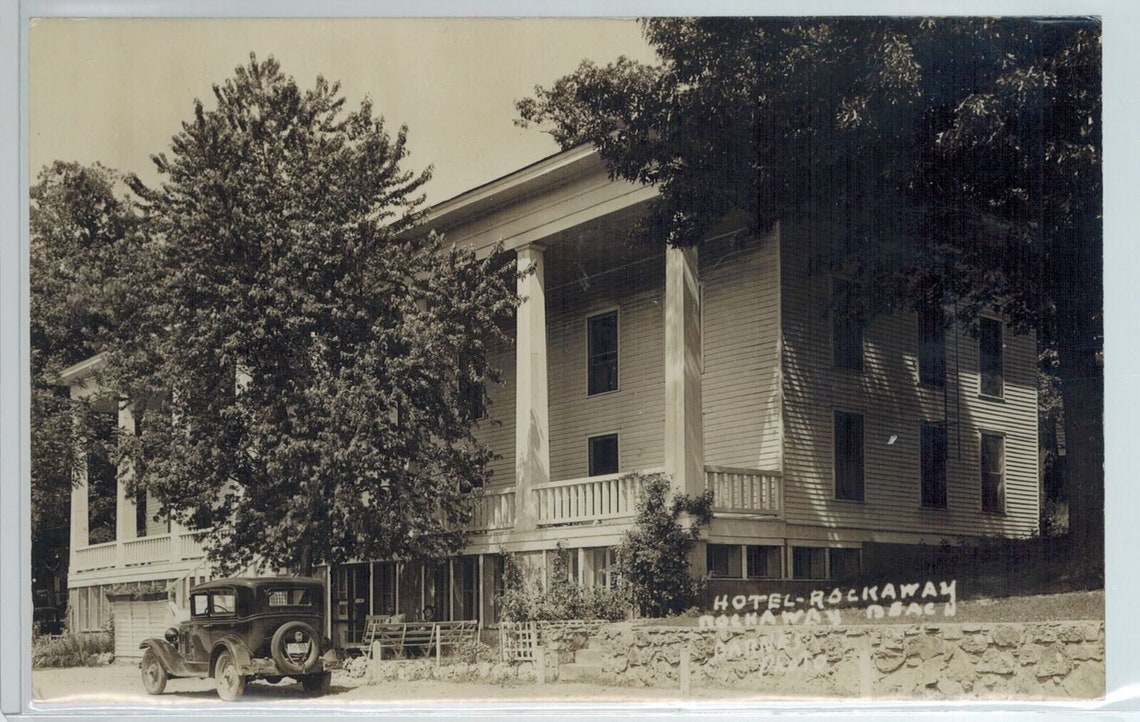 Vintage RPPC Hotel Rockaway Rockaway Beach Missouri Unused Etsy