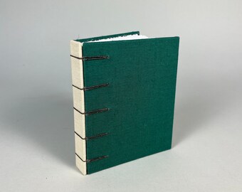 handmade two-tone hardcover journal - DISCOUNTED SECONDS