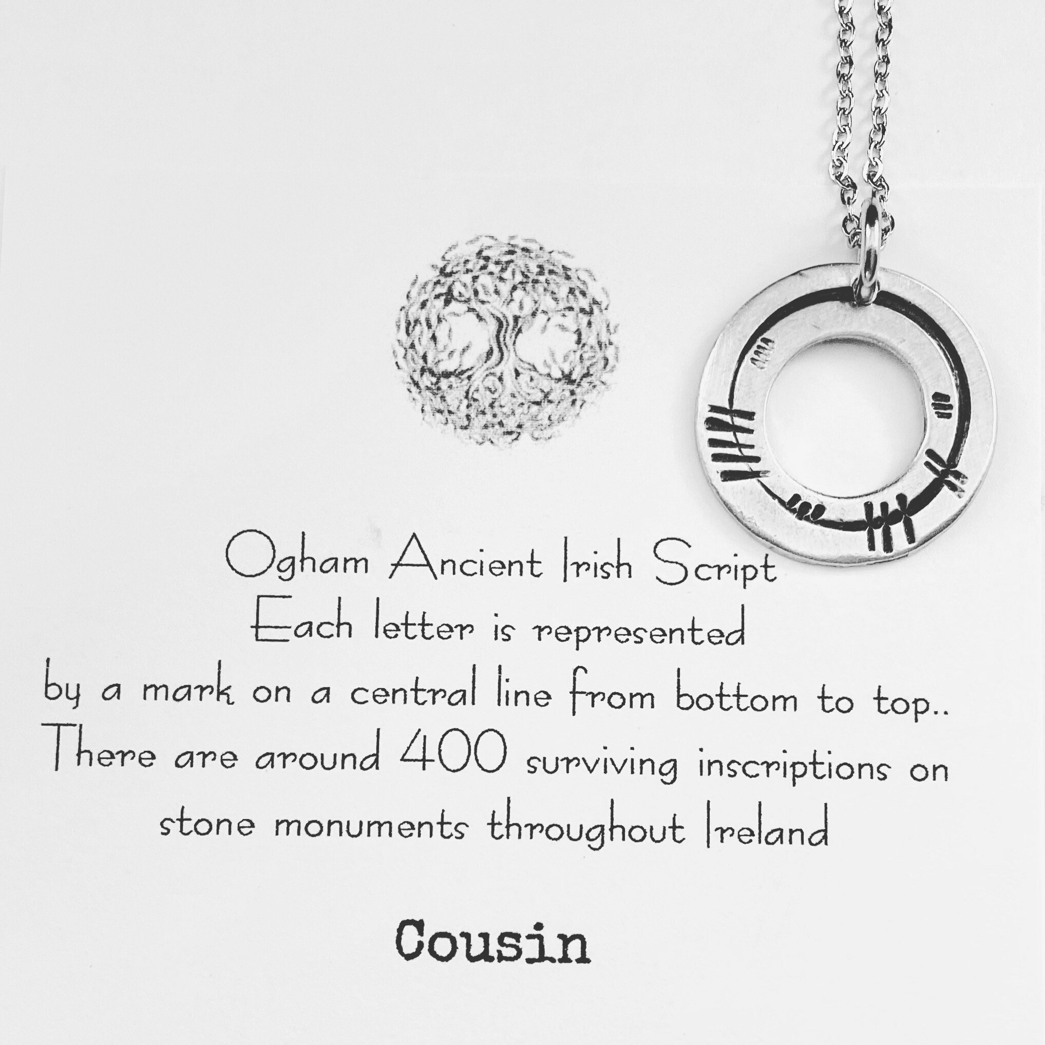 Ogham name hotsell pendant
