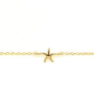 Tiny Starfish Bracelet, Beach Jewelry, Vacation Jewelry, Cruise Wear, Beach Wedding, Ocean Jewelry, Bridesmaid Gift, Bridal Accessories