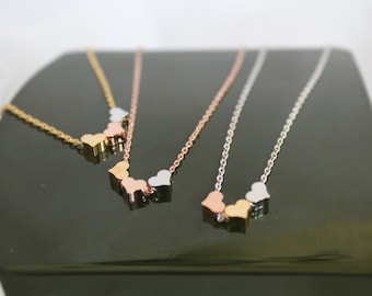 SoulSisters - Collana vintage con rosa in argento Sterling 925 placcato