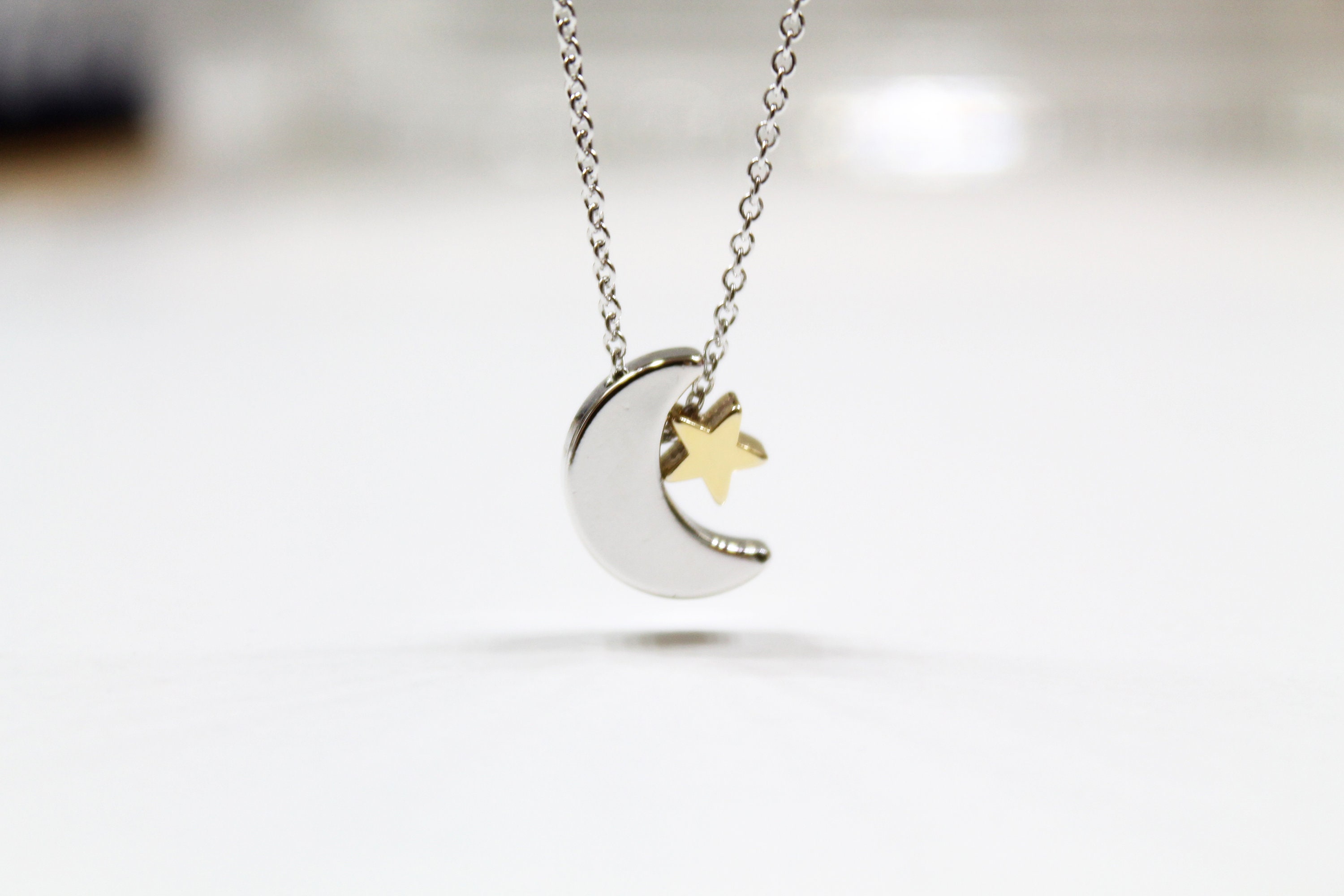 Small star pendant necklace in Sterling Silver or Gold. – Thea Grant