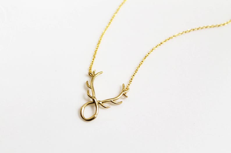 Antler Necklace Wire Antler Reindeer Antler Layering Necklace Deer Antler Texas Necklace State Name Writing Texas Necklace