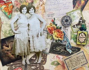 Marriage Junk Journal Mixed Media Collage by I hug trees not people