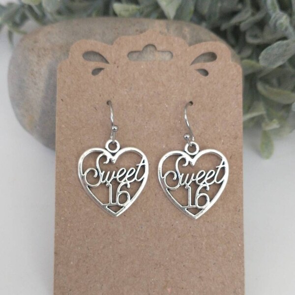 Sweet 16 Earrings Etsy