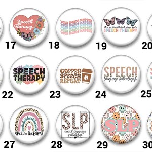 Speech Therapist Pins or Magnets/additional Designs Available - Etsy