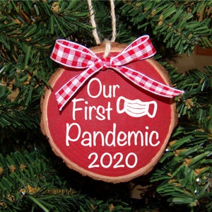 Our First Pandemic Christmas Ornament Pandemic Ornament Etsy Our First Pandemic Christmas Ornament Pandemic Ornament Etsy