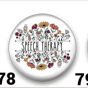 Speech Therapist Pins or Magnets/additional Designs Available - Etsy