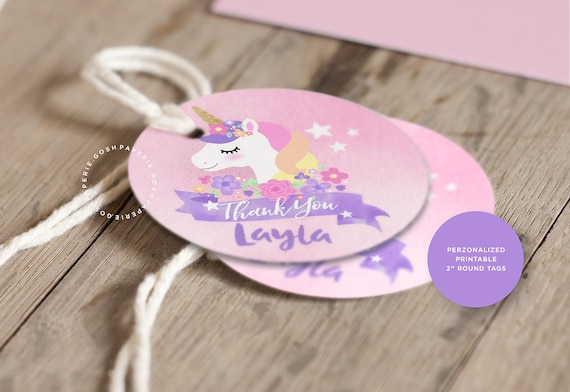 Unicorn Favor Tags. Thank You Tags. Unicorn Cupcake Toppers. Unicorn Birthday Party. Unicorn Party supplies. Unicorn Party. Il_570xn