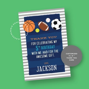 Invitation Sportive Invitation D Anniversaire De Sports Etsy
