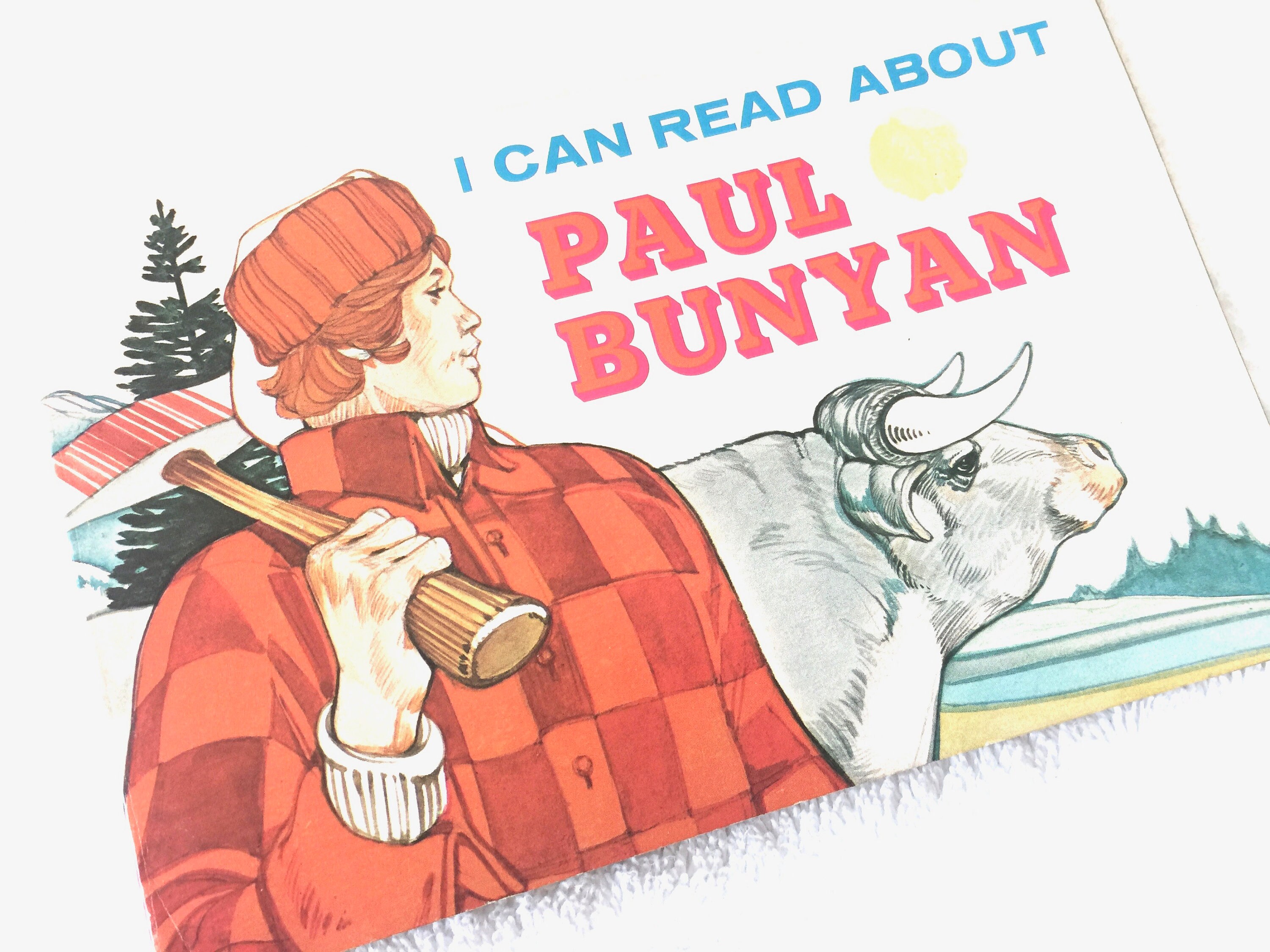 I Can Read About Paul Bunyan Book Vintage Children S Story Etsy