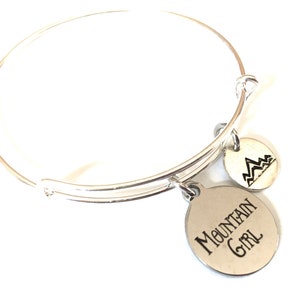 Bergmeisje bedelarmband: wandelavontuur sieraden