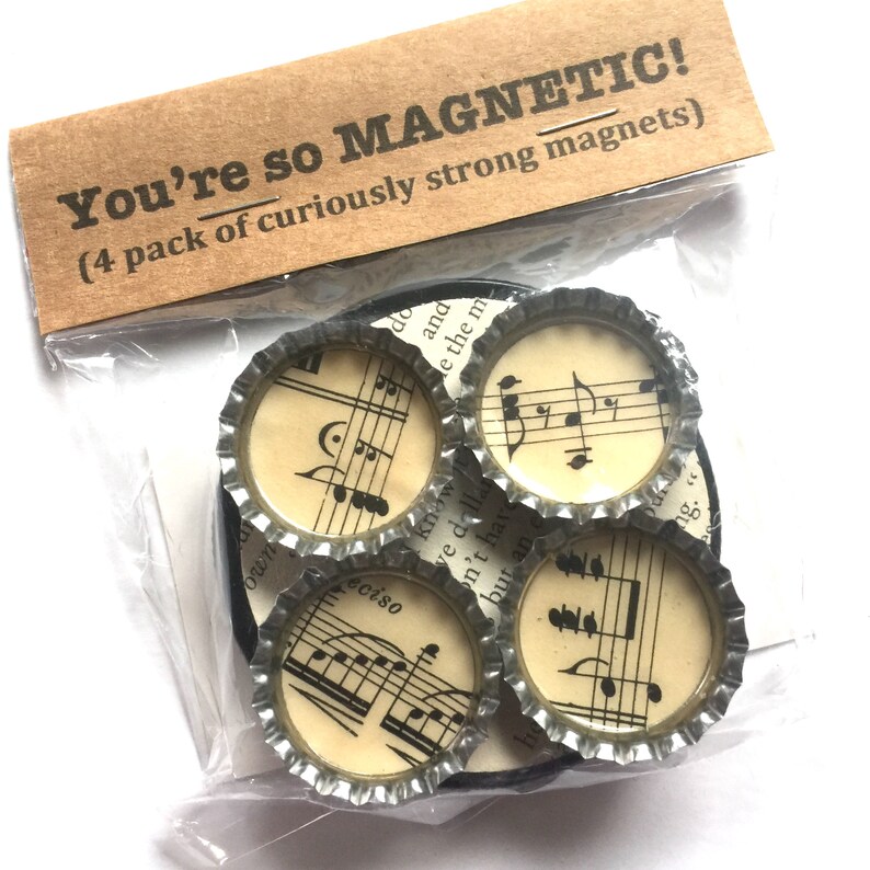 Music Bottlecap Vintage Song Musical Bottle Cap Etsy