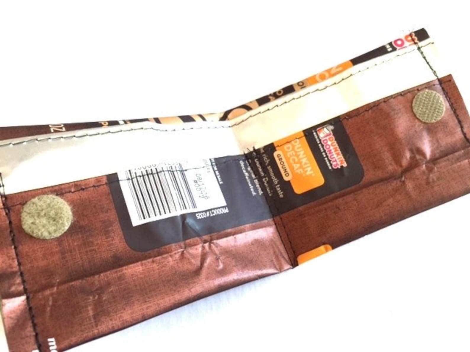 Recycled Material Wallet OOAK Geekery Upcycled Coffee Bag Etsy