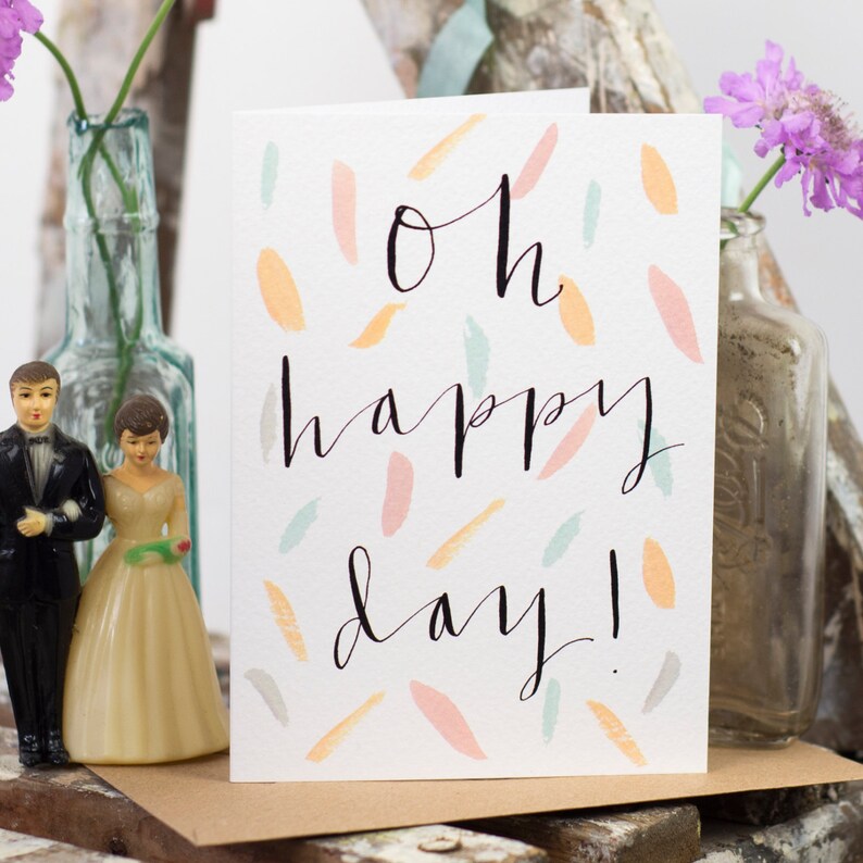 weddinganniversarycelebration card Oh Happy Day