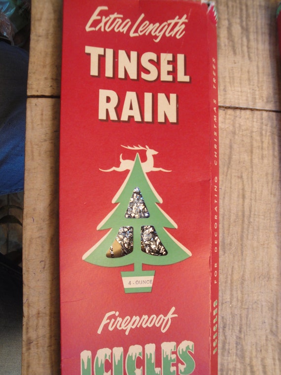 Lead christmas tinsel Clearance