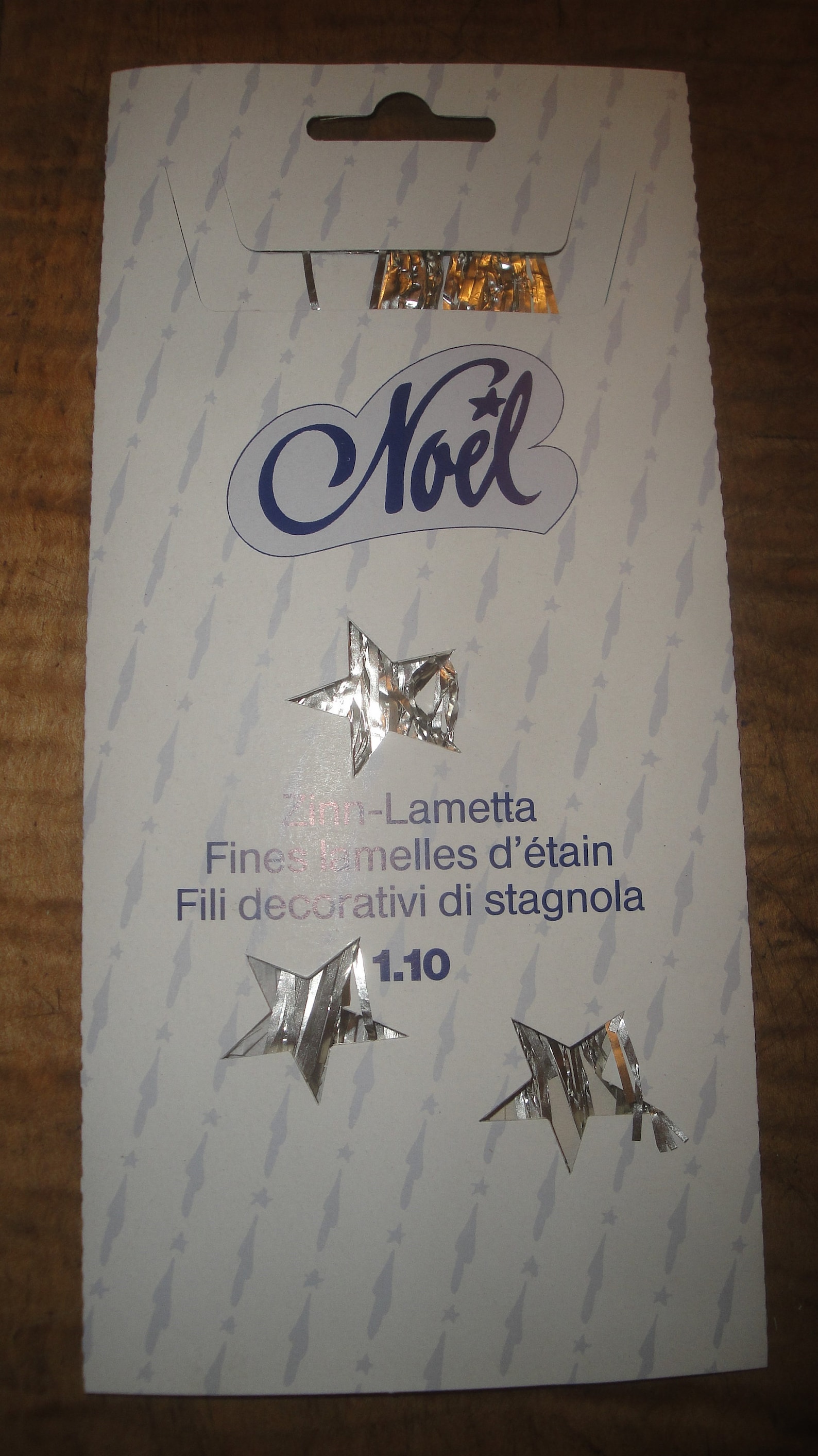 2 Packs German REAL LEAD Christmas Tree TINSEL Silver Antique Foil Icicles Ornaments Decorations Vintage Genuine Metal Foil Antique