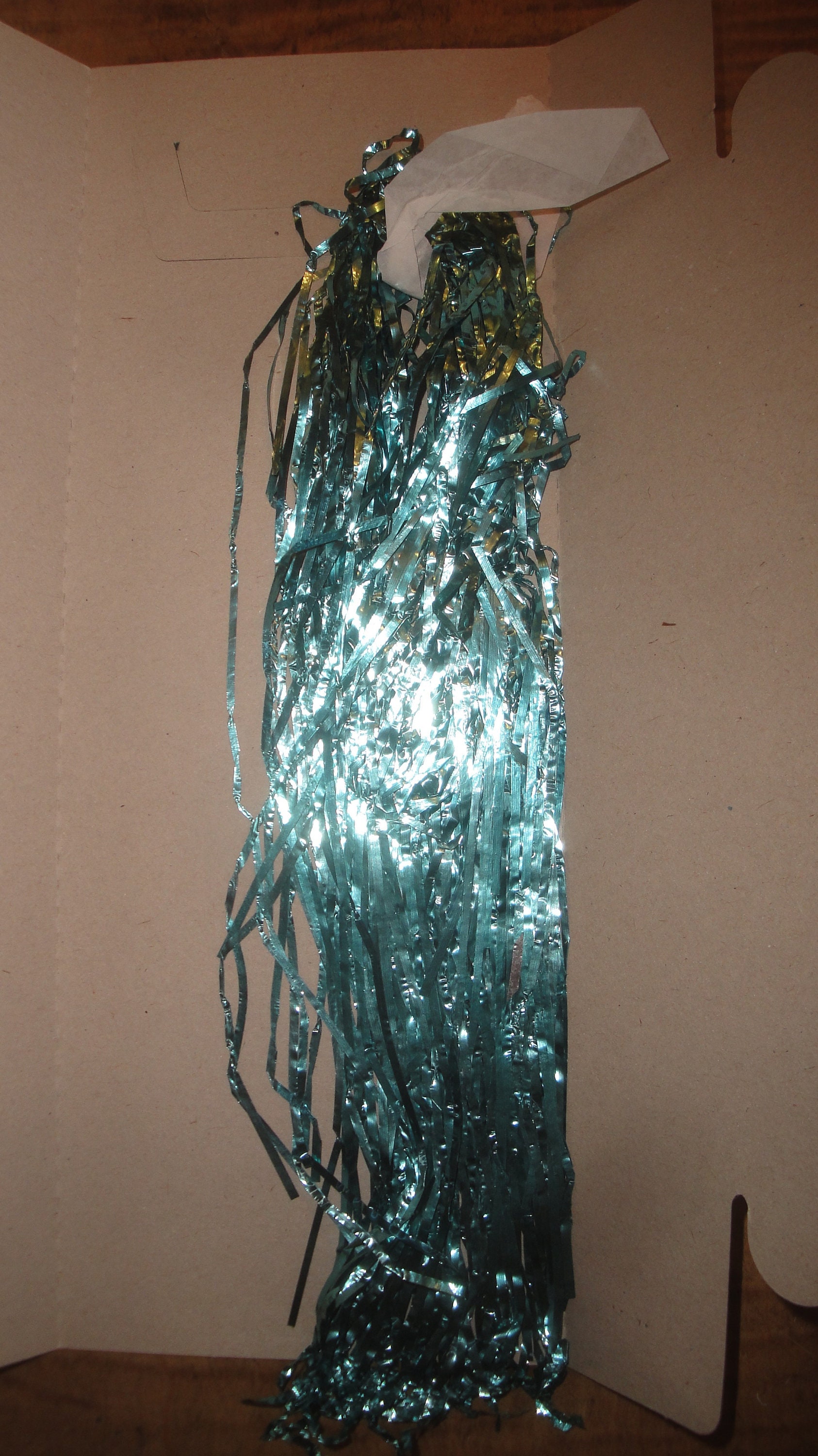 ONE Real LEAD Christmas Tree Aqua TINSEL Vintage Old Foil Etsy Nederland