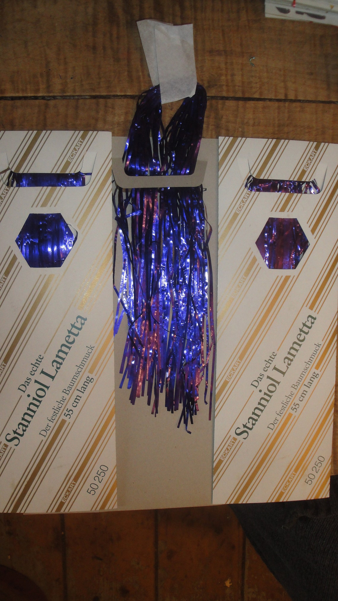 REAL LEAD Christmas Tree Green TINSEL Antique Vintage Foil Etsy