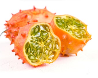 Vegetable Seeds -African Horned Cucumber-20 Seeds-Heirloom- African Kiwano