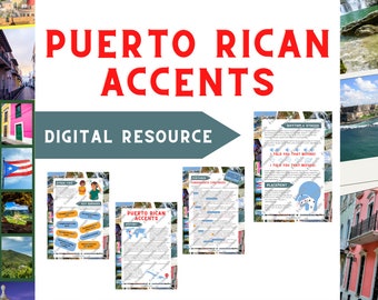 Puerto Rican Accent: Your Essential Digital Resource for Mastering Authentic Puerto Rico Accent - Great for Actors and Language Enthusiasts!
