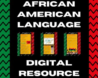 African American Language: Dialect Digital Resource for Authentic Pronunciation and Cultural Connection - Actor Training AAVE / Ebonics