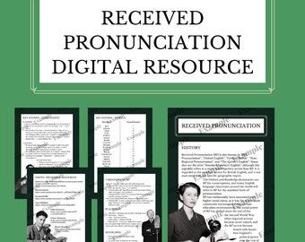 Digital RP Accent Resource: Unlock Received Pronunciation with Expert Resources - Learn King's English / BBC English Online