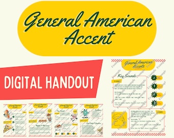 General American Accent: Digital Resource for American Accent Clear Communication and Pronunciation - Actor Dialect Training
