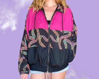 Purple store windbreaker 90s