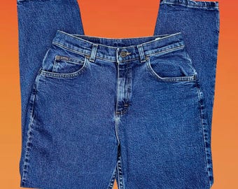 Vintage 30W Classic High Rise Blue Rider Denim Blue Jeans Size M