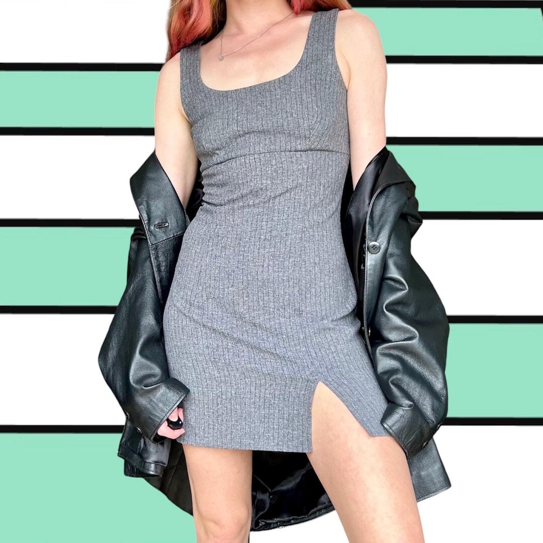Vintage 90’s grey mini dress
