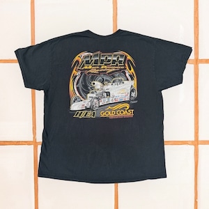 Vintage NHRA Drag Racing Black Tee