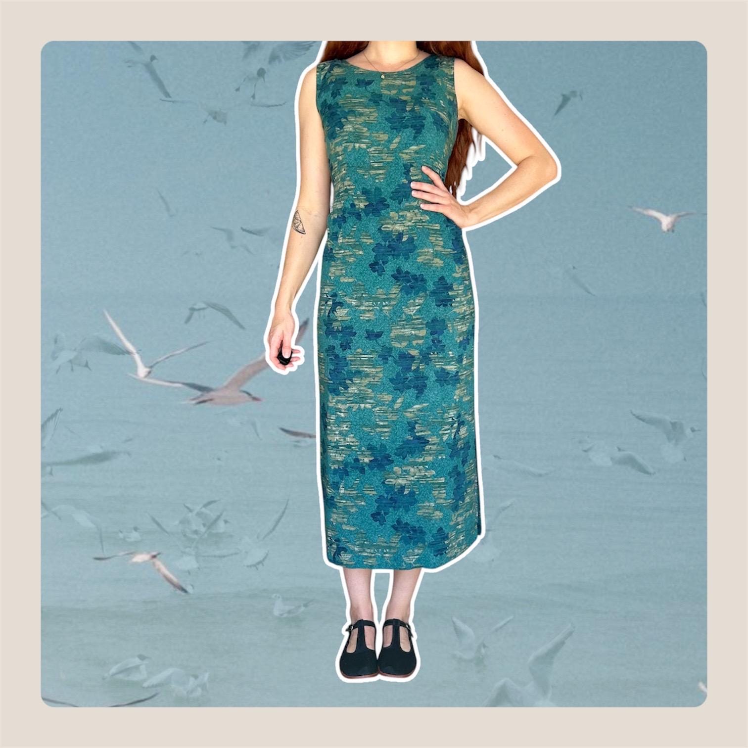 90s tie back dress SHEIN Enchnt Spring/Summer Romantic Romantic Floral Print Tie Backless |  Dress
