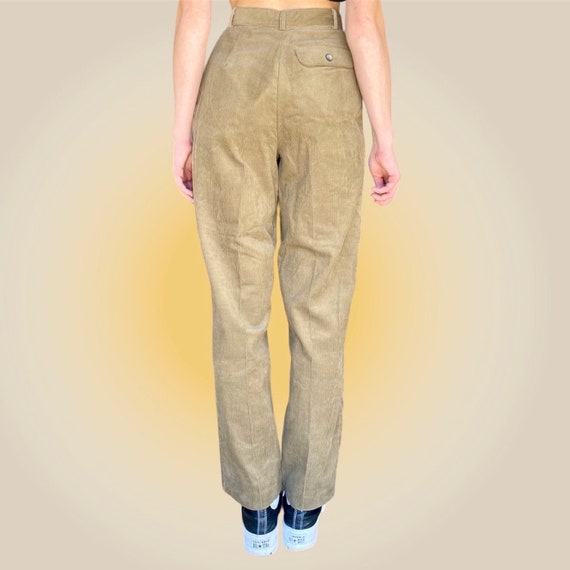 Vintage Brown Corduroy High Rise Trousers - image 4