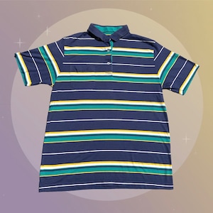 Vintage 90’s Retro Striped Short Sleeve Polo