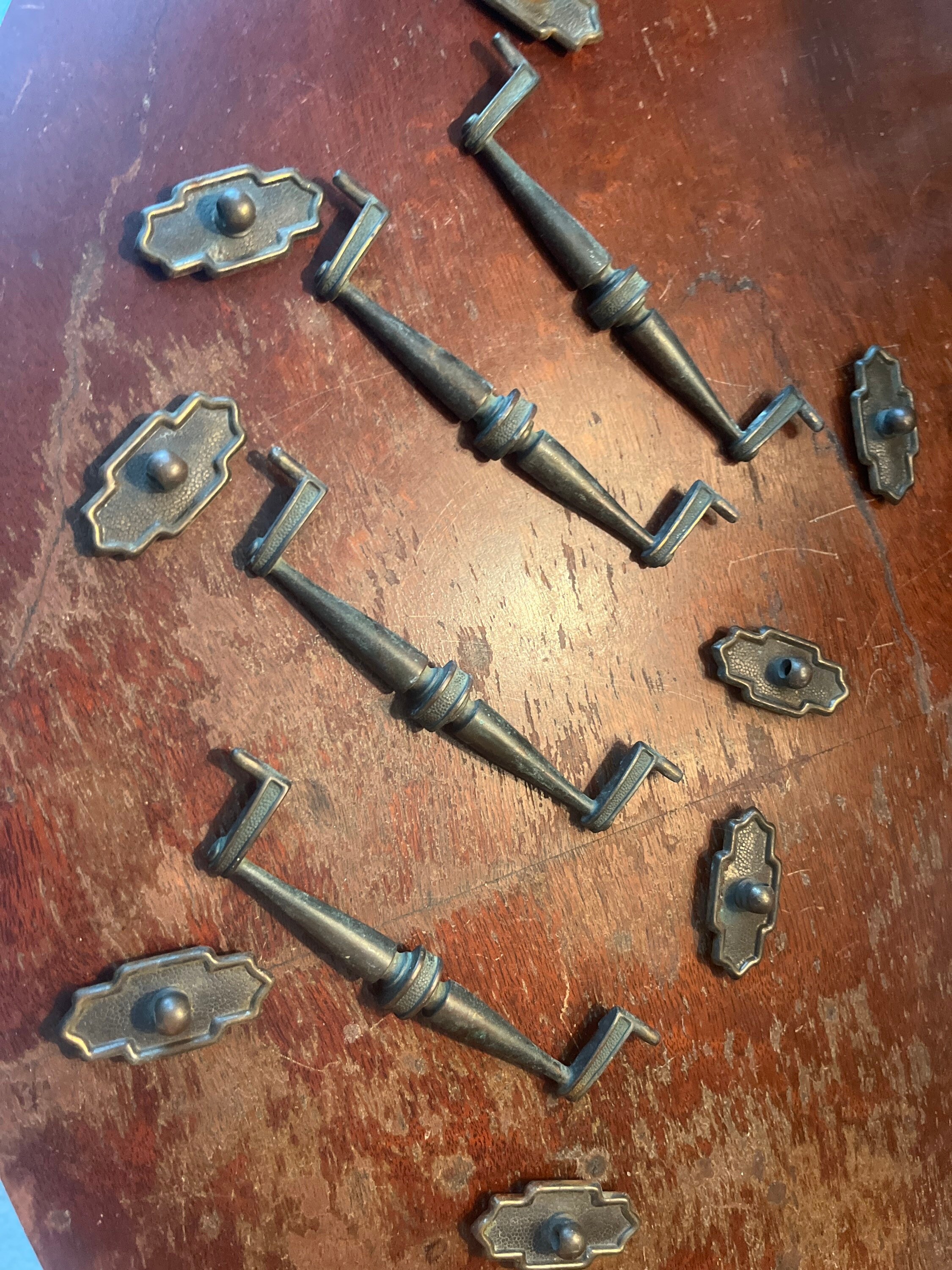 Vintage Drawer Handles Vintage Drawer Pulls Vintage Brass Etsy